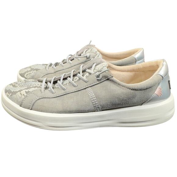 Hey Dude Men’s Size 10 Wally Sox Gray Snakeskin Pattern Casual Comfort Shoes main image 7